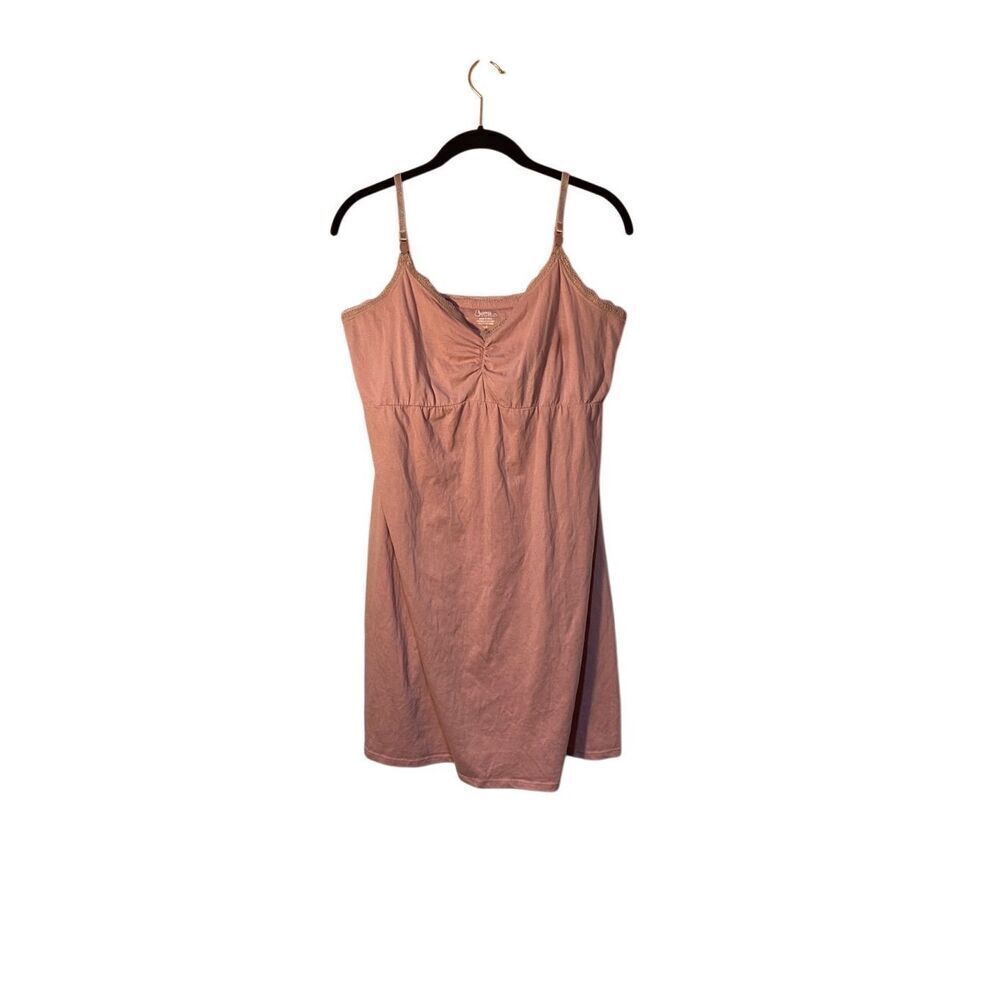 Bump in the Night Pink Maternity Nursing Nightgown Size Large